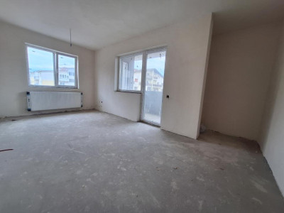 Apartament semifinisat cu CF, 69,63 mp, 2 bai, 2 balcoane, zona Terra