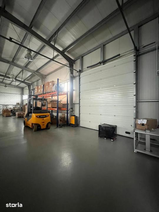 Hala moderna, 600 mp, showroom, depozit, birouri, 6m inaltime, Floresti