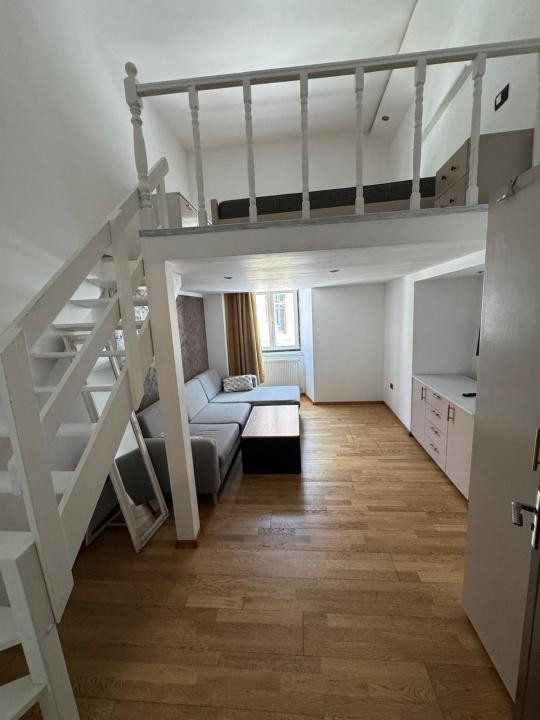 Apartament 1 cameră + mezanin, 38 mp, zona Piața Unirii