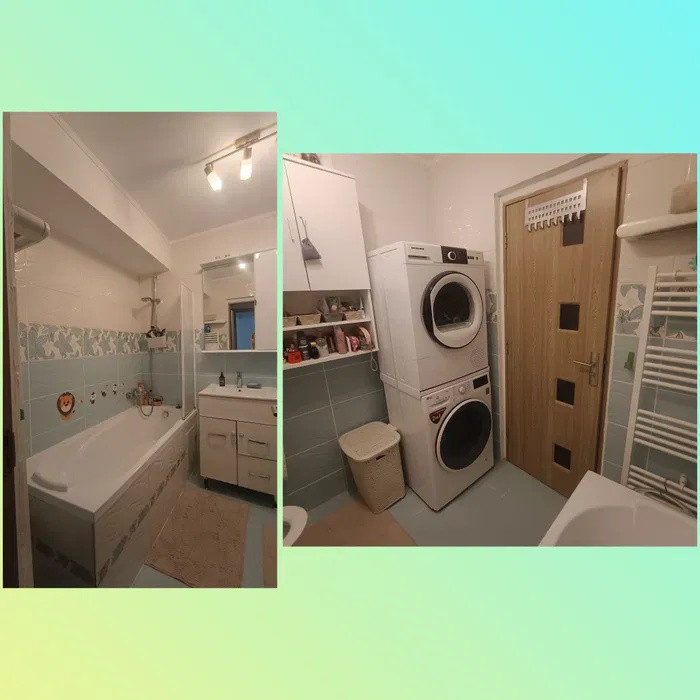 Apartament cu 2 camere, etajul 1, balcon, zona Primariei Floresti