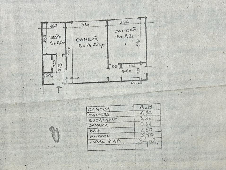 Investiție! Apartament 2 camere, etaj intermediar, zona Academiei de Muzică