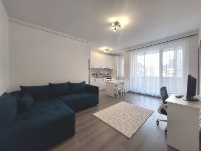 Apartament cu 2 camere, bloc nou, 45 mp, parcare, zona Cetatii 