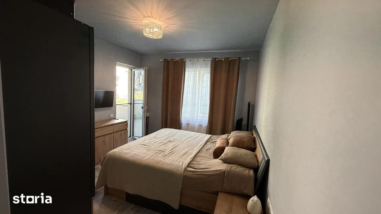 Apartament cu 2 camere, 46 mp, balcon, zona Valea Garbaului