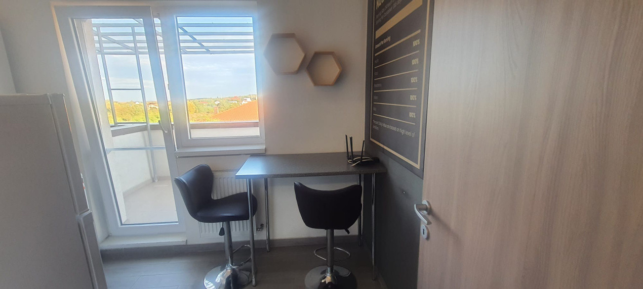 Apartament 2 camere decomandate, 50 mp, parcare, terasa, cartier Buna Ziua