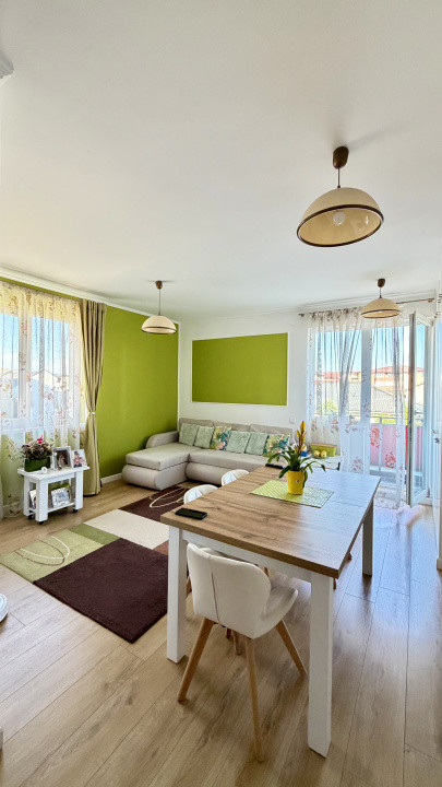 Apartament de 55 mp utili,etaj 1,bloc nou ,zona Terra