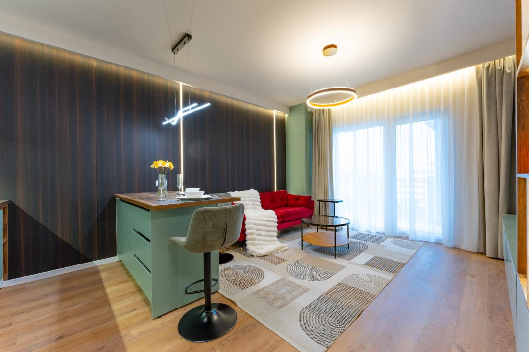 Apartament de 2 camere, Mobilat/Utilat, Ultramodern, 53 mp, Eroilor