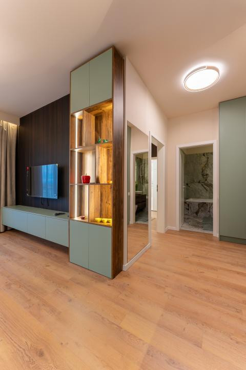 Apartament de 2 camere, Mobilat/Utilat, Ultramodern, 53 mp, Eroilor