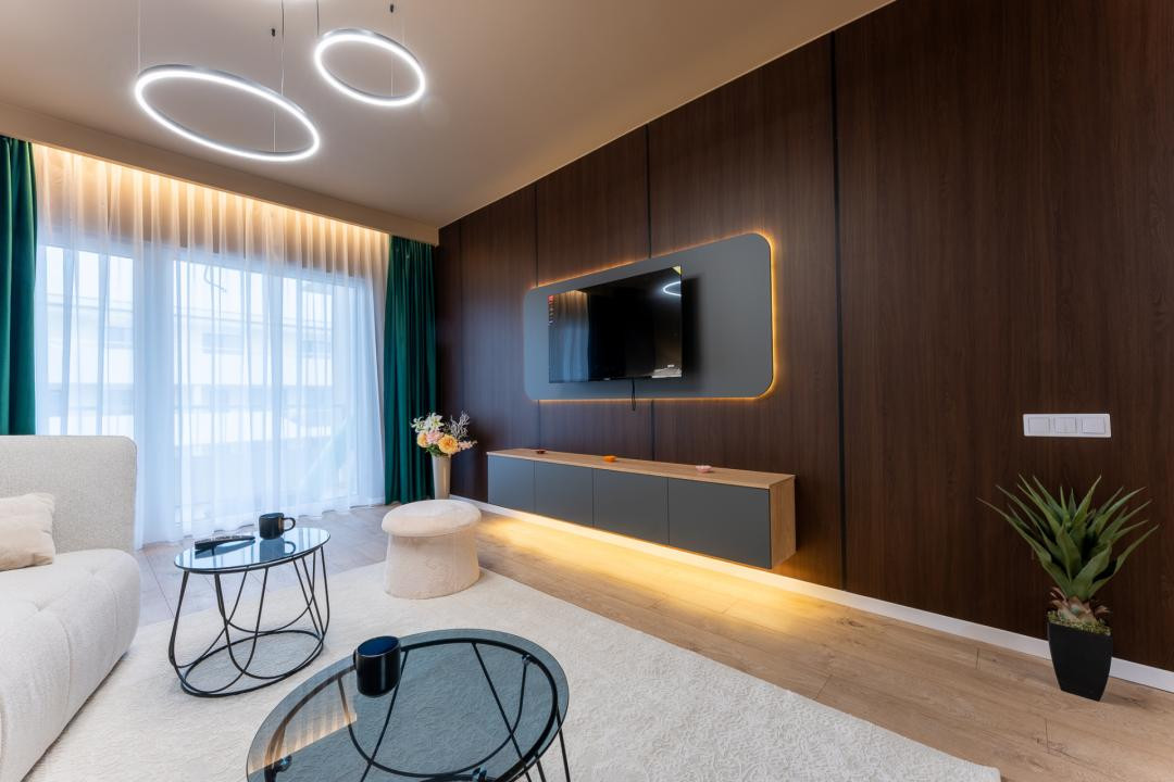 Apartament de 2 camere, 67 mp, Ultramodern, La Cheie, Zona Floresti