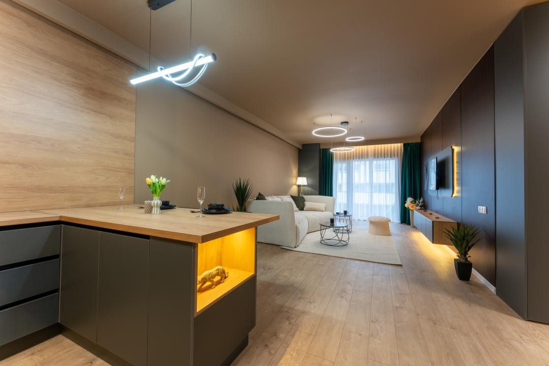 Apartament de 2 camere, 67 mp, Ultramodern, La Cheie, Zona Floresti