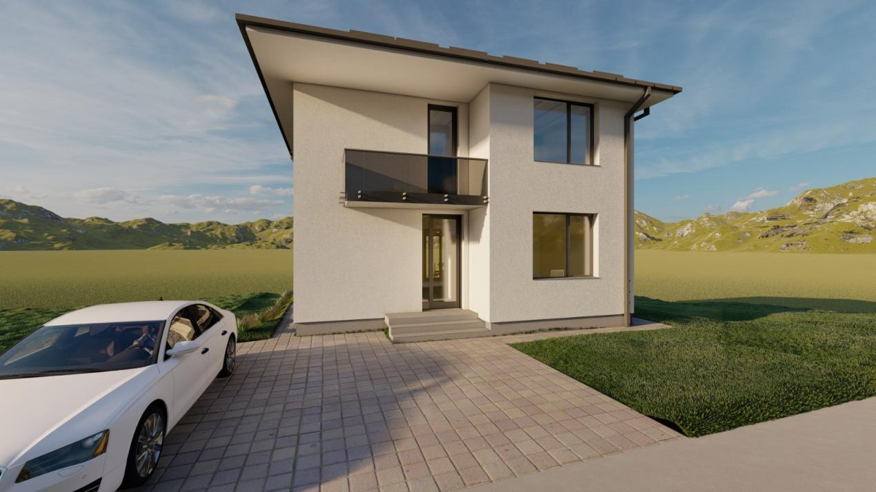 Casa individuala, 120 mp, teren 500 mp, Chinteni 
