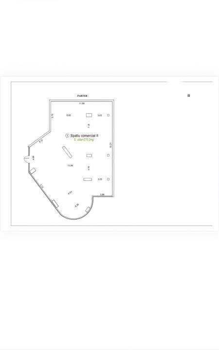 Ultimul spatiu disponibil , 275 mp utili, zona BMW 