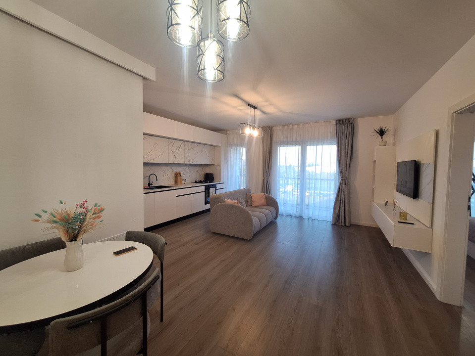 Apartament in bloc nou, etaj intermediar, zona Oncos