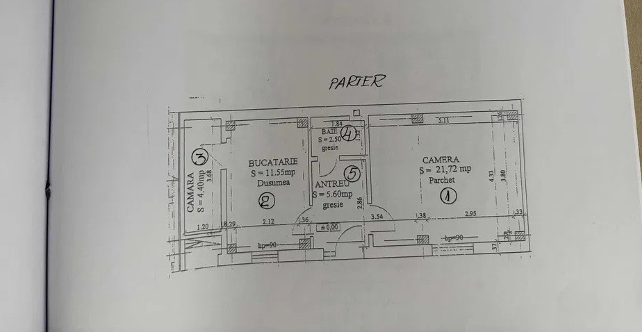 Spatiu de birou, 50 mp utili, recent renovat, parcare, zona P-ta Mihai Viteazul