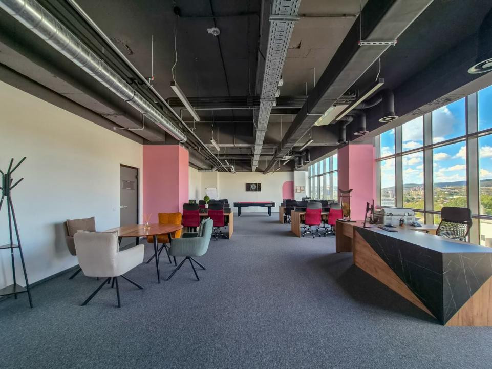 Spatiu de birouri open space, 125mp, cladire PREMIUM in Grigorescu
