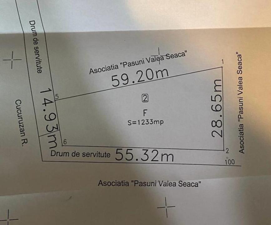 Teren de vanzare 1233 mp Valea Seaca Cluj!