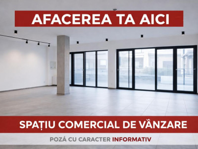 Spațiu comercial 67mp cu vitrina, Manastur, Primaverii/zona Petrom