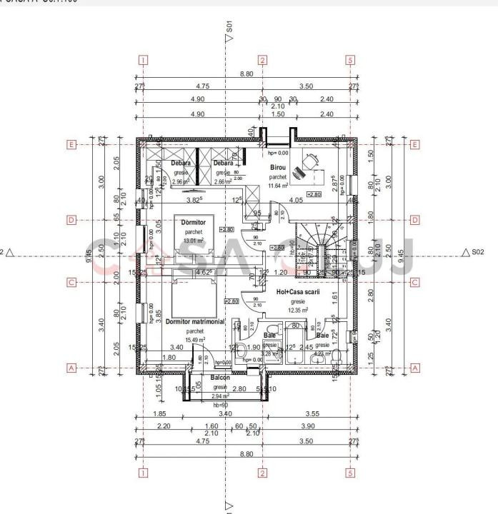 Casa individuala smart de vanzare 193 mp utili, garaj, teren 300 mp, zona VIVO!