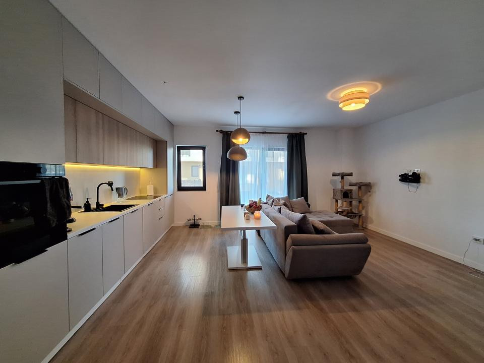 Apartament cu 2 camere, 57 mp, gradina, bloc nou, zona Somesului