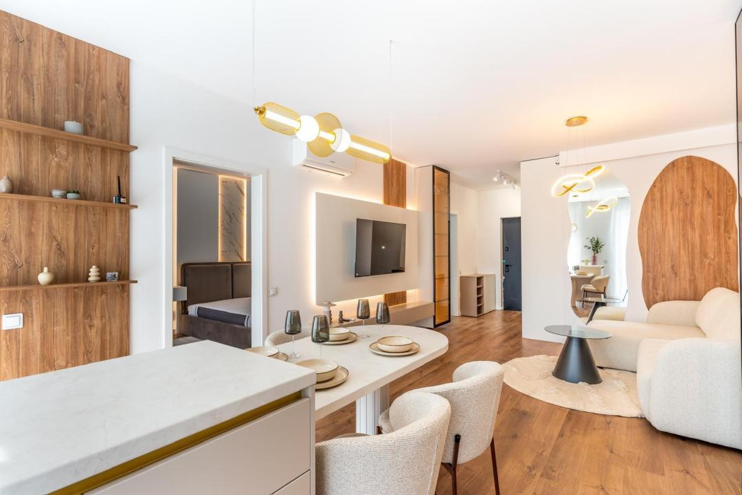 Apartament de 2 camere ultra lux, 50 mp , etaj intermediar, zona Tineretului