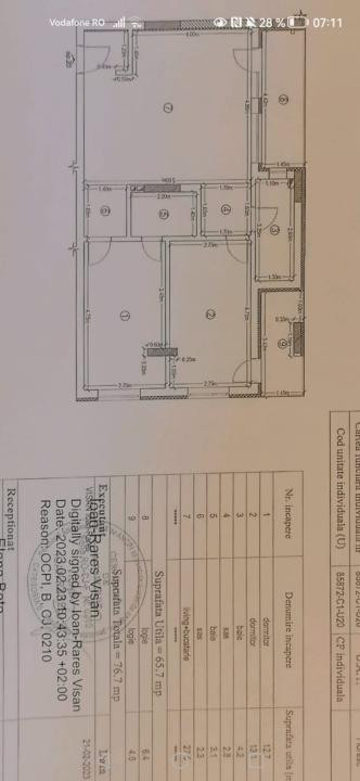 Apartament de vanzare 3 camere, 2 bai, 2 balcoane, parcare subterana!