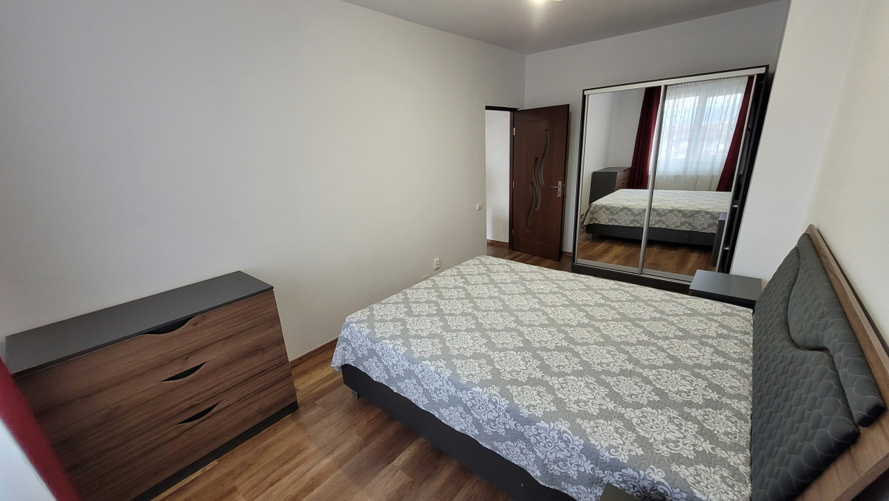 Apartament de 2 camere, 55mp mobilat utilat, bloc cu lift, zona Abatorului