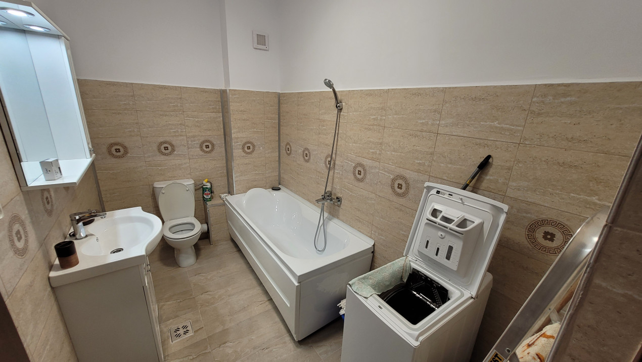 Apartament de 2 camere, 55mp mobilat utilat, bloc cu lift, zona Abatorului