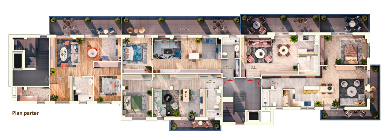 Ansamblu Rezidential cu Ap de 1, 2 si 3 camere, Dorobantilor