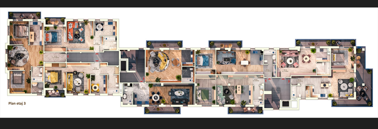 Ansamblu Rezidential cu Ap de 1, 2 si 3 camere, Dorobantilor