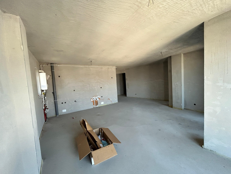 TVA inclus! Apartament de 3 camere semifinisat, 87,89 mp, zona Razoare VIEW 