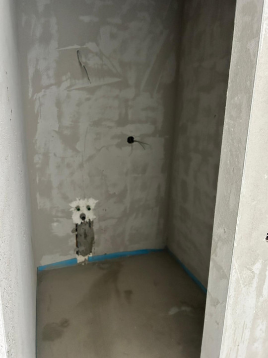 Apartament de 3 camere semifinisat/CF / 72,04 mp, balcon 4,20 mp, zona VIVO 