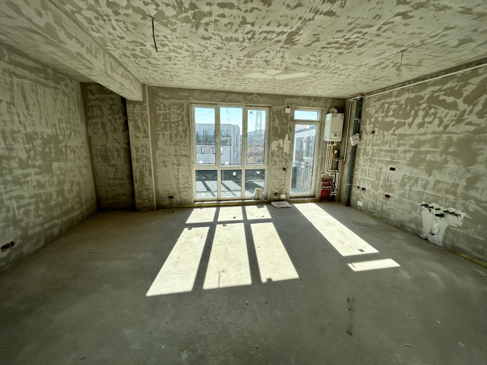 Apartament de 2 camere 57,54 mp, balcon 5,25 mp, zona VIVO cu CF 