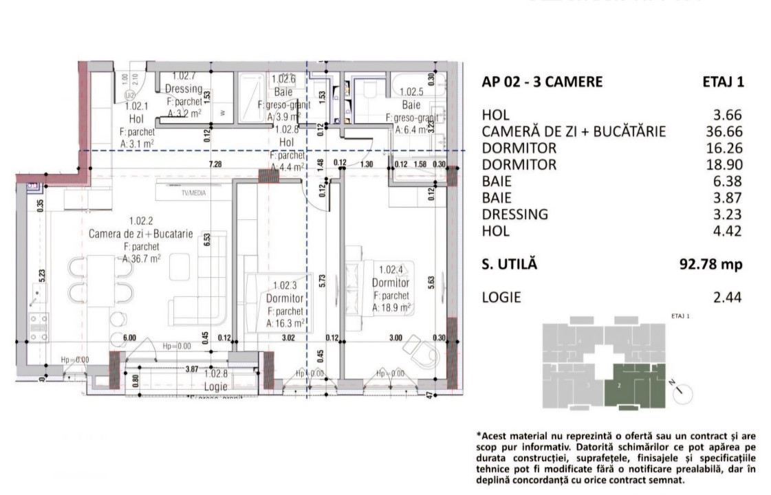 Ansamblu rezidențial cu apartamente de 3 și 4 camere,  A. Muresanu 