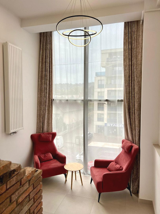 Penthouse mobilat Lux cu 3 camere 2 bai 2 terase 2 parcari  Dambul Rotund 