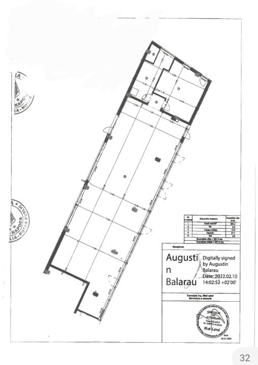 Spatiu comercial de vanzare 230mp preluare chiriasi ctr pe 8 ani Dambul Rotund