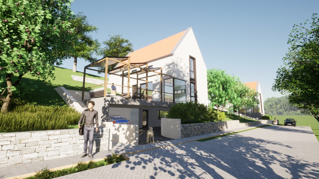 Teren de casa individuala cu AC, langa lac, 750 mp, Ciurila