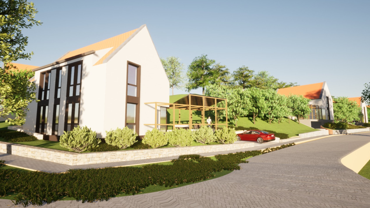 Teren de casa individuala cu AC, langa lac, 750 mp, Ciurila