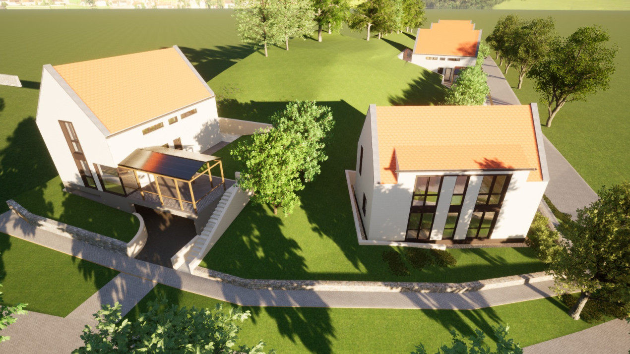 Teren de casa individuala cu AC, langa lac, 750 mp, Ciurila