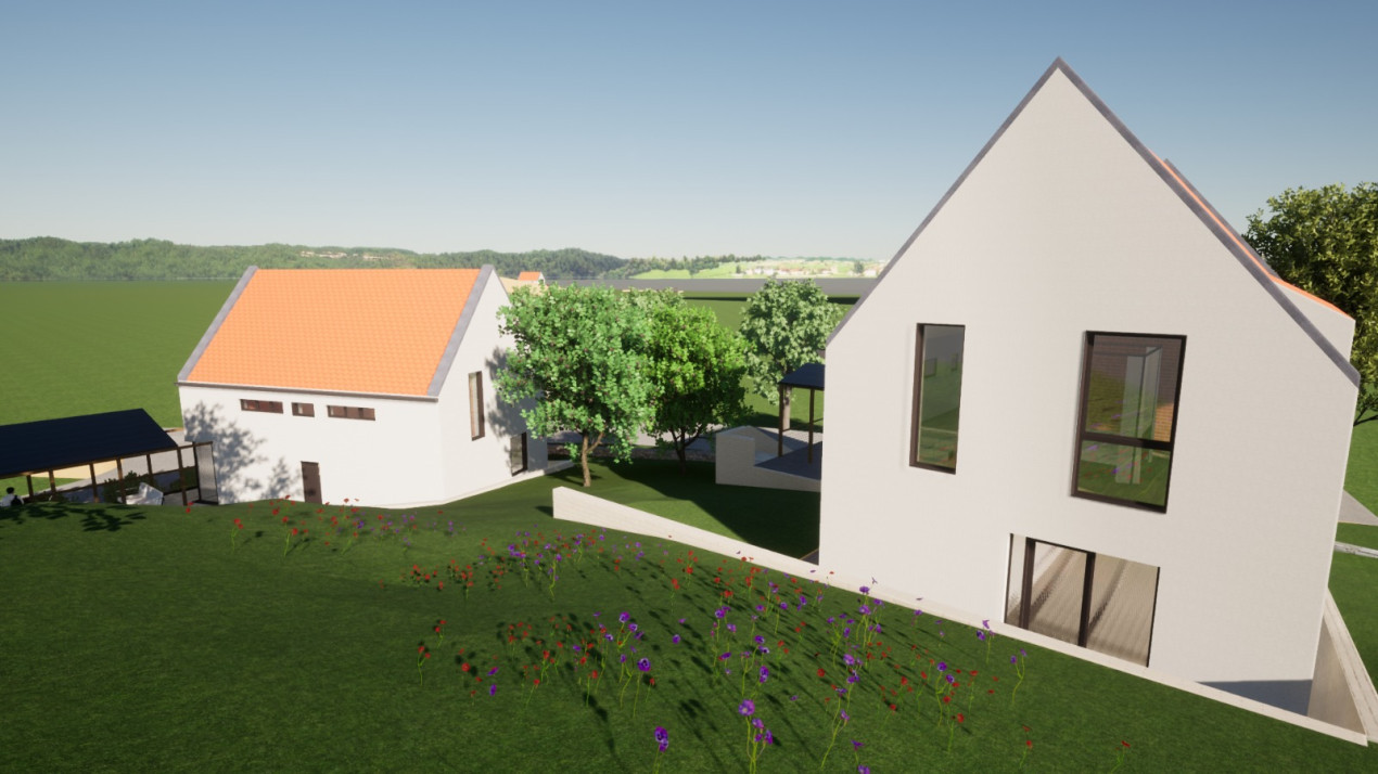 Teren de casa individuala cu AC, langa lac, 750 mp, Ciurila