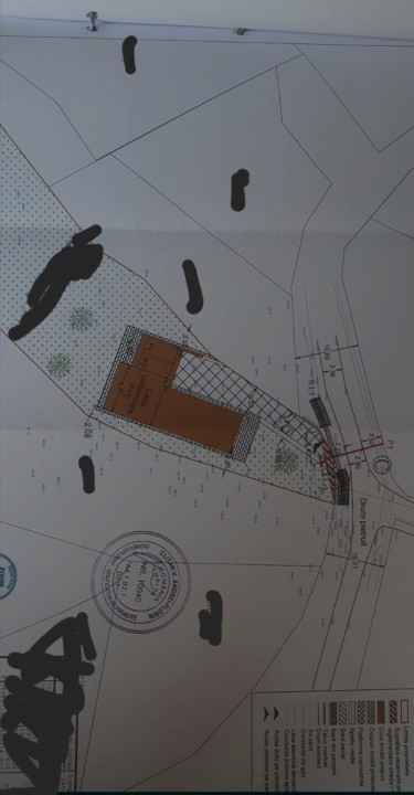 Teren cu autorizație de construcție, 1577 mp, Feleacu