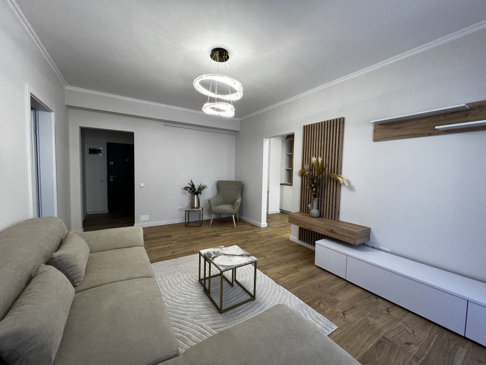 Apartament de 2 camere, 53 mp, ultra finisat, zona Terra