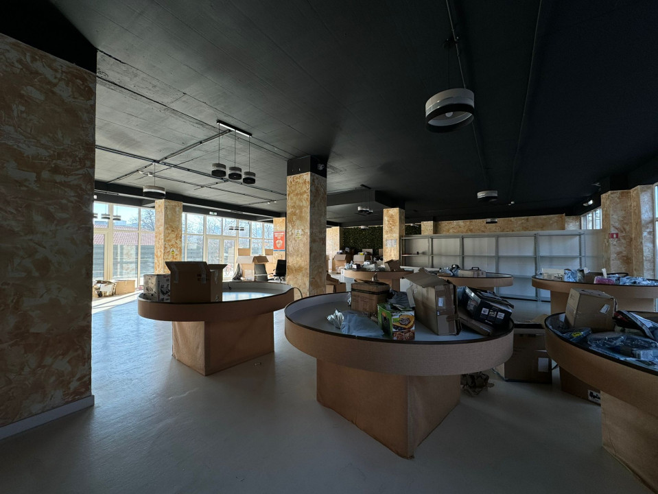 Spațiu comercial cu vitrină, 242.5 mp utili, zona Dâmbul Rotund