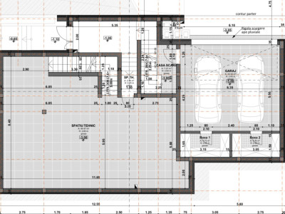 Apartament cu 2 camere, parcare, terasa de 30 mp, strada Teilor