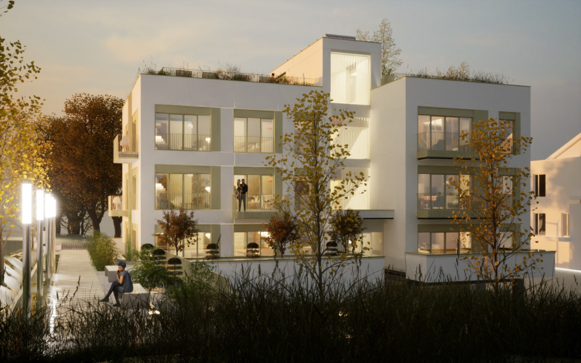 Ap cu 3 camere, 100mp de gradina, LIFT, piscina, 2 parcari sub, Europa