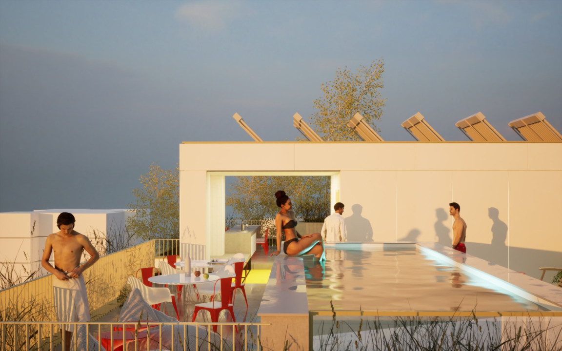 Ap cu 3 camere, 100mp de gradina, LIFT, piscina, 2 parcari sub, Europa