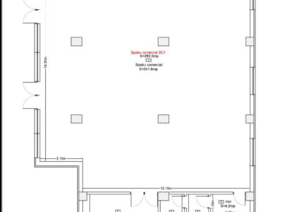 Spatii comerciale, 2 spatii, 256mp utili, Cluj-Napoca 