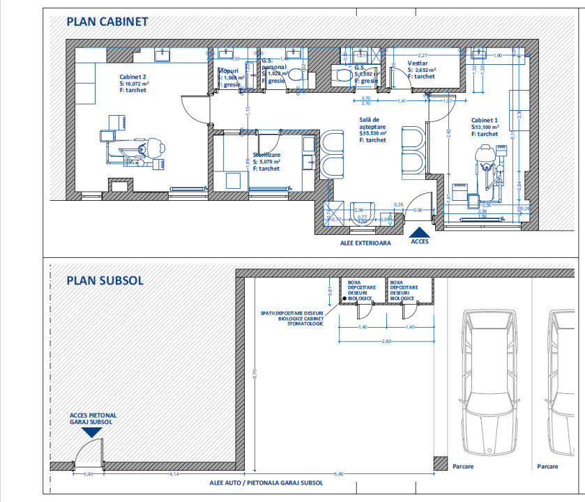 Cabinet medical, 61 mp, parter, renovat, zona Platinia Shopping Center