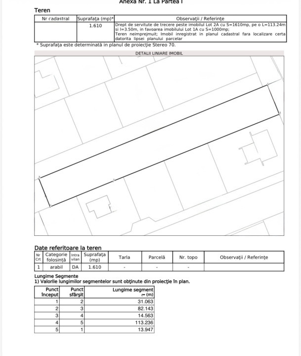 De Vanzare! Teren intravilan, construibil, 1610 mp, Zona Dezmir