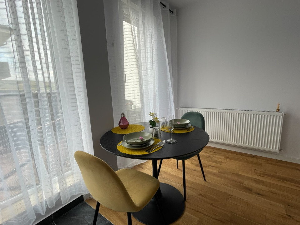Apartament cu 2 camere, 38,5 mp, terasa, zona Terra