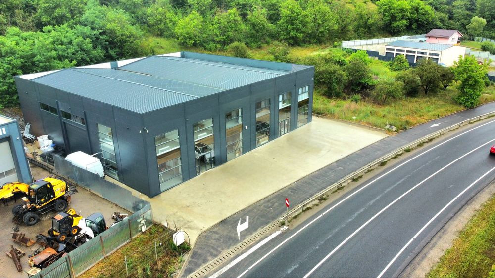 Hală/spațiu comercial, 1200 mp utili, 1600 mp teren liber, zona Baciu, Cluj