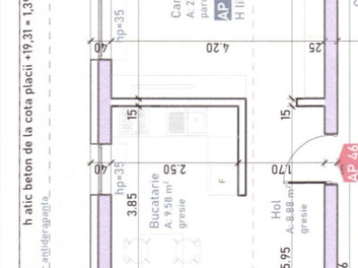 Oportunitate! Apartament cu 1 camere, 43,76 mp, finisat, bloc nou, Marasti